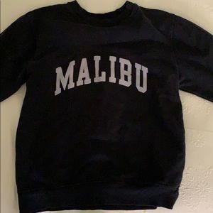 Brandy Melville Dark Blue Malibu Crewneck